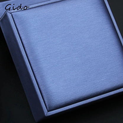 New Satin cloth jewelry box Gold  PU Leather Ring Box  Bracelet Necklace Box Pendant Gift Box For Jewelry Wedding Gift Box