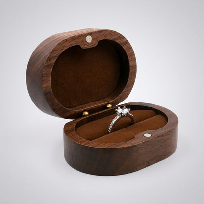 Oval Wooden Jewelry Box Ladies Lover