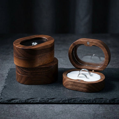 Oval Wooden Jewelry Box Ladies Lover