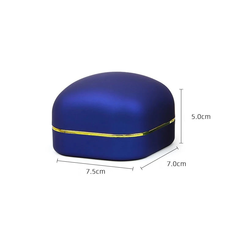 Matte Jewelry Box With LED Light Ring Box Pendant Necklace Jewelry Box High-end Creative Jewelry Packaging Box