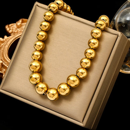 EILIECK 316L Stainless Steel Gold Silver Color Thick Chunky Chain Necklace For Women Hip-Hop Punk Collar Neck Chain Jewelry