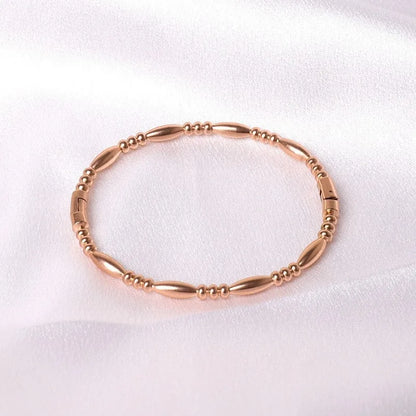 316L Stainless Steel Shell Letter V Bangle for Women Vintage Flower Cross Letter M Bracelets Rust-proof Wrist Jewelry Gift Party
