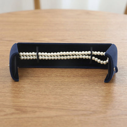 Double Open Button Jewelry Box