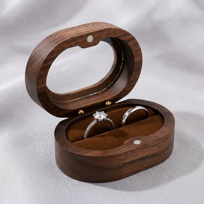 Oval Wooden Jewelry Box Ladies Lover