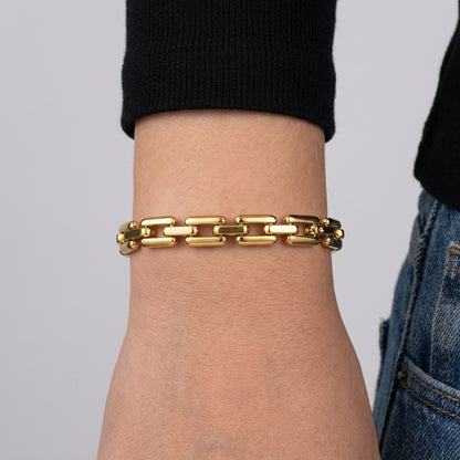 Bracelet for Men Women Fashion Gold Plated