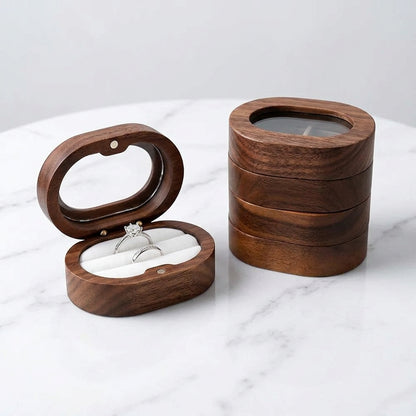 Oval Wooden Jewelry Box Ladies Lover