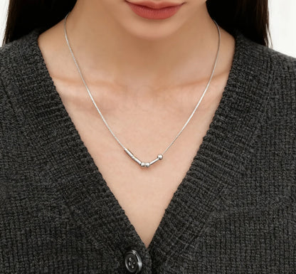 316L Stainless Steel Morse Code Necklace, Custom Name Design, Hypoallergenic and Tarnish Resistant, Creative Mystery Gift, DIY