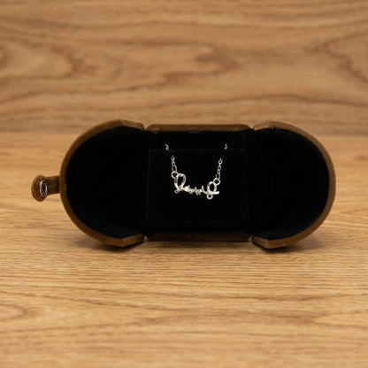 Double Open Button Jewelry Box