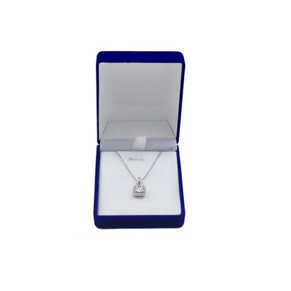 Velvet Necklace Box Plush Necklace Holder Box Square Jewelry Box  Jewellery Packaging Case For Dressing Table Gift Giving