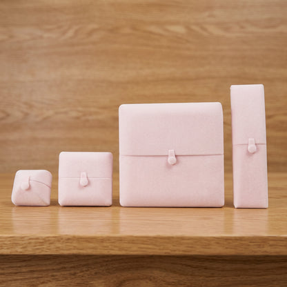 Double Open Button Jewelry Box