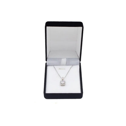 Velvet Necklace Box Plush Necklace Holder Box Square Jewelry Box  Jewellery Packaging Case For Dressing Table Gift Giving