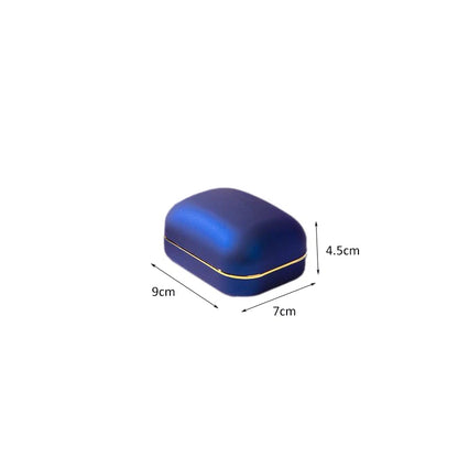 Matte Jewelry Box With LED Light Ring Box Pendant Necklace Jewelry Box High-end Creative Jewelry Packaging Box