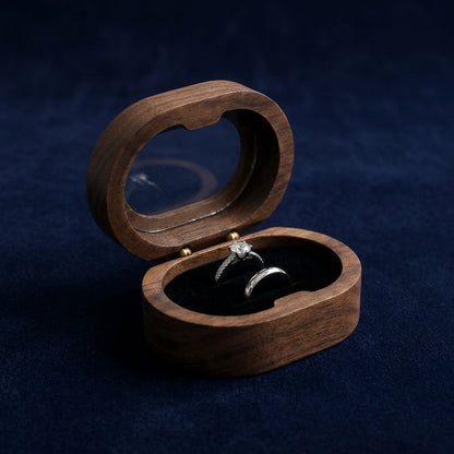 Oval Wooden Jewelry Box Ladies Lover