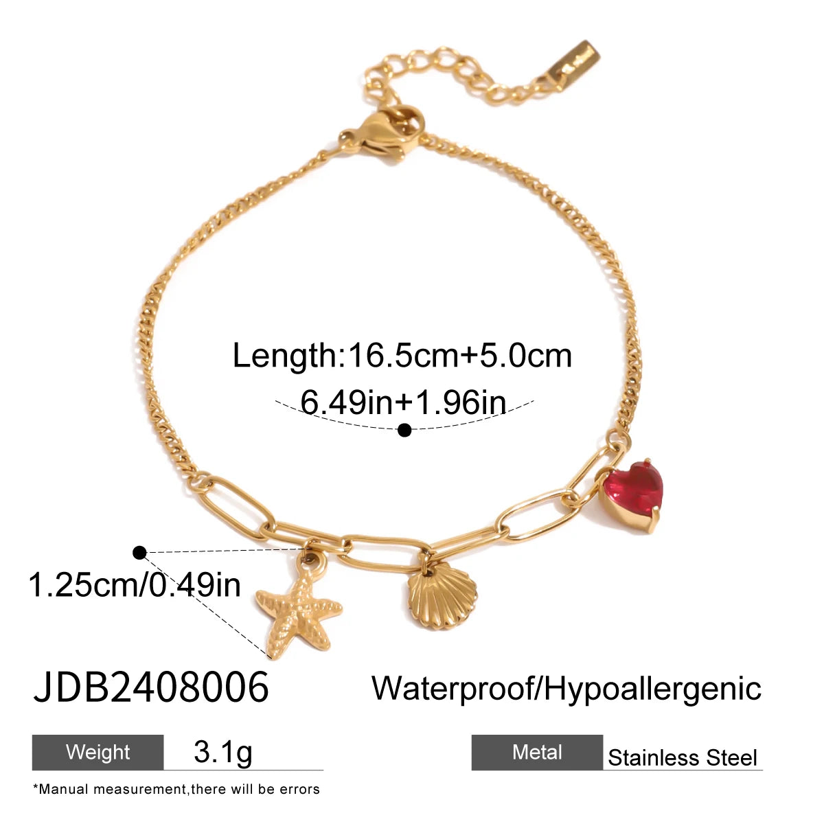 Uworld Creative 316l Stainless Steel Oil Drop Heart Charms Pendant Necklace Personalized Jewelry Attractive Women Accessory