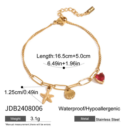 Uworld Creative 316l Stainless Steel Oil Drop Heart Charms Pendant Necklace Personalized Jewelry Attractive Women Accessory